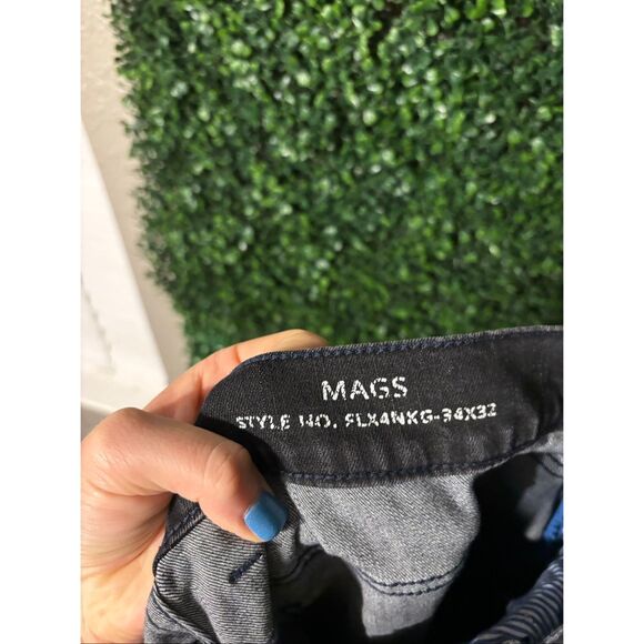 Mugsy Mens Mags Jeans 34x32 Faded Black Stretch Denim Pants - Picture 3 of 6